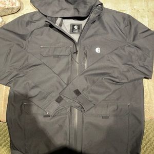 Men’s Carhartt x Hurley black hooded windbreaker